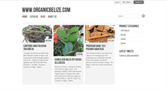 Desktop Screenshot of organicbelize.com