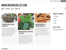 Tablet Screenshot of organicbelize.com